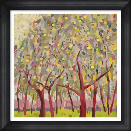 Framed Gold Orchard Print