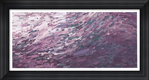 Framed Heather Skies Reflecting Print