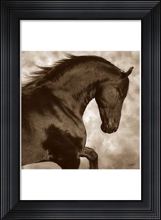 Framed Rio (sepia) Print