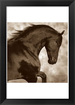 Framed Rio (sepia) Print