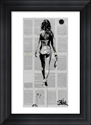 Framed Beachcomber Print