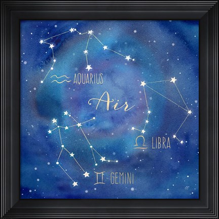 Framed Star Sign Air Print