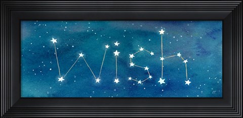 Framed Star Sign Wish Print