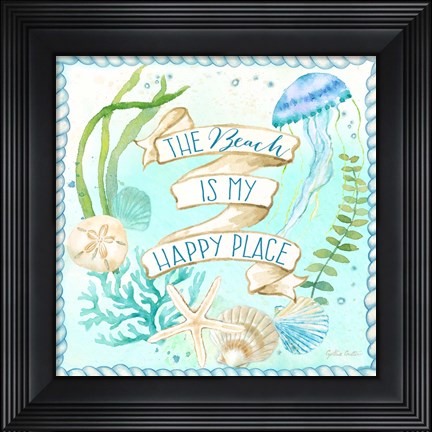 Framed Mermaid Dreams III Print