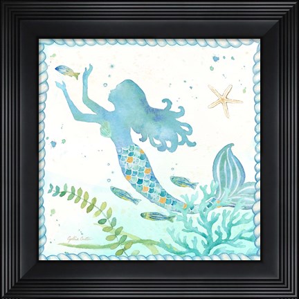 Framed Mermaid Dreams IV Print