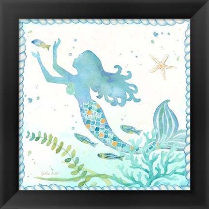 Framed Mermaid Dreams IV Print