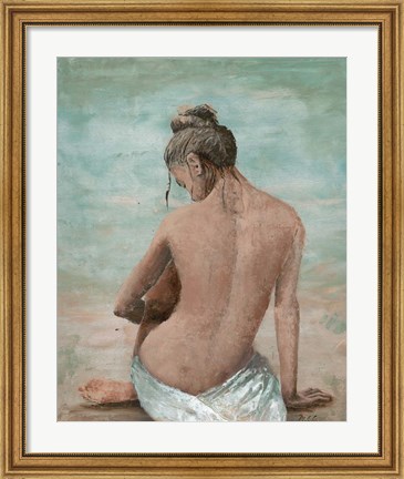 Framed Study of a Woman I (head left) Print