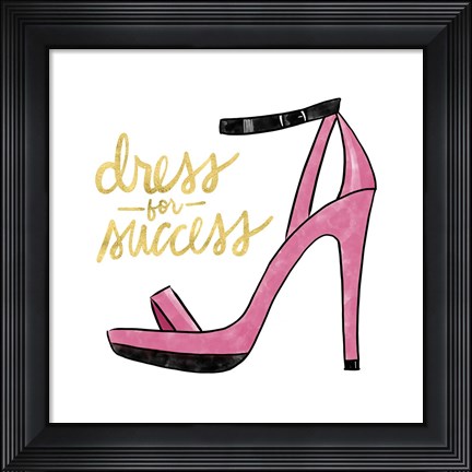 Framed Goal Digger II Success Print