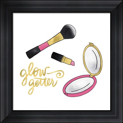 Framed Goal Digger II Glow Print