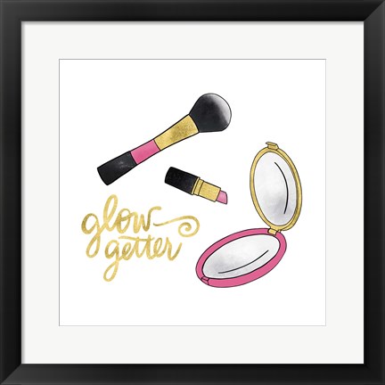 Framed Goal Digger II Glow Print