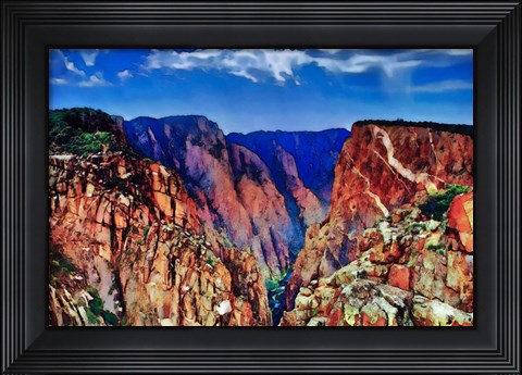 Framed Black Canyon Print