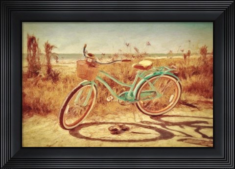Framed Sanibel Bike Print