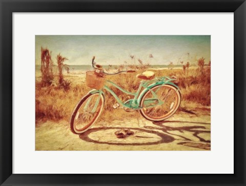 Framed Sanibel Bike Print