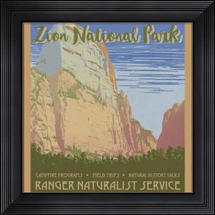 Framed Zion National Park Print