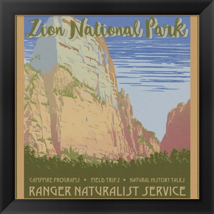 Framed Zion National Park Print