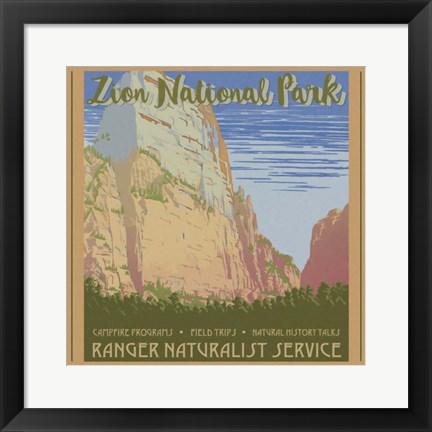 Framed Zion National Park Print