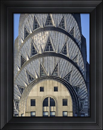 Framed Chrysler Building Print