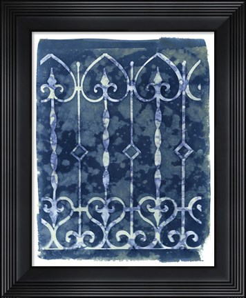 Framed Wrought Iron Cyanotype IV Print