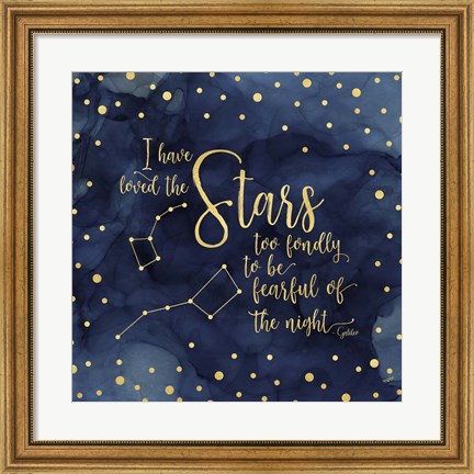 Framed Oh My Stars IV Stars Print