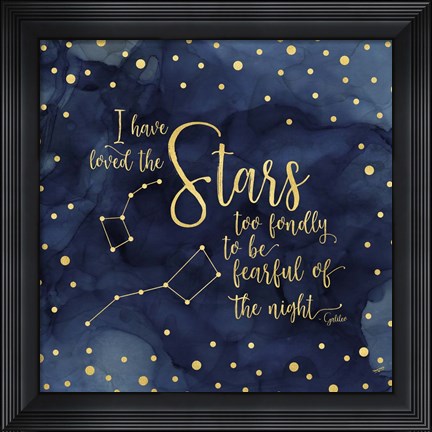 Framed Oh My Stars IV Stars Print