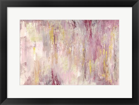 Framed Blush Gold Landscape Print
