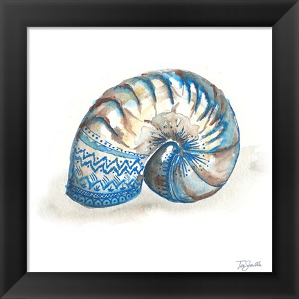 Framed Bohemian Shells IV Print