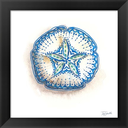 Framed Bohemian Shells VI Print