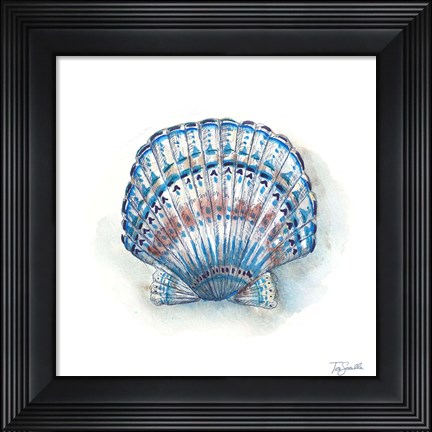 Framed Bohemian Shells VII Print