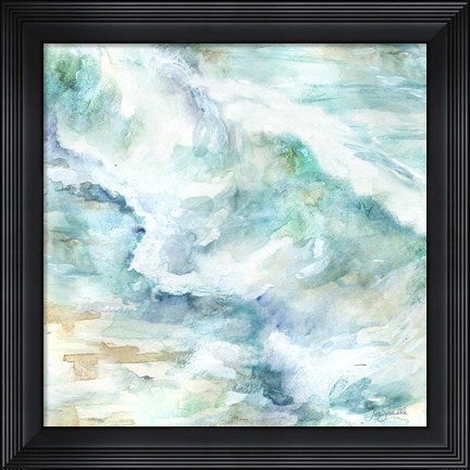 Framed Ocean Waves I Print