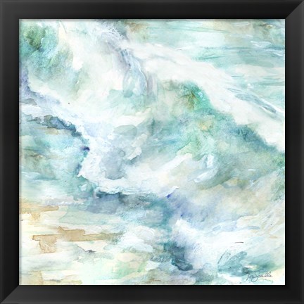 Framed Ocean Waves I Print