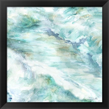 Framed Ocean Waves II Print