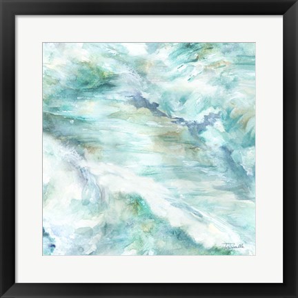 Framed Ocean Waves II Print