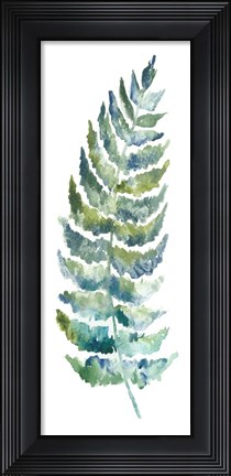 Framed Botanical Fern Single III Print