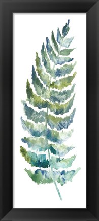 Framed Botanical Fern Single III Print