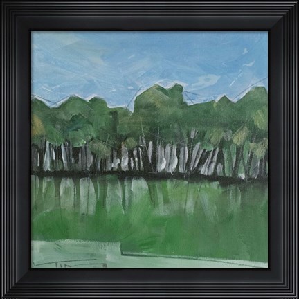 Framed Summer Treeline Print