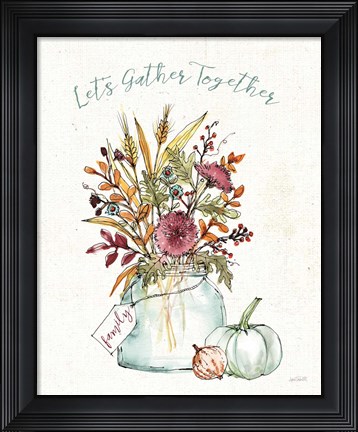 Framed Festive Foliage III Print