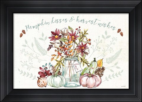 Framed Festive Foliage I Print