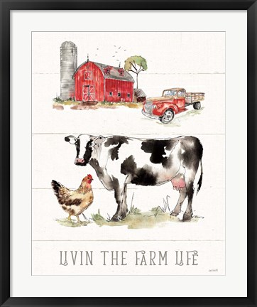 Framed Country Life III Print
