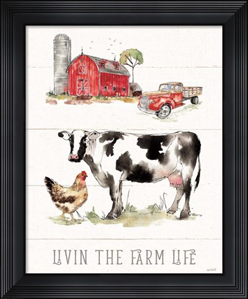 Framed Country Life III Print