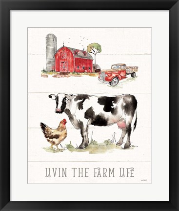 Framed Country Life III Print