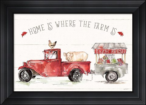 Framed Country Life I Print