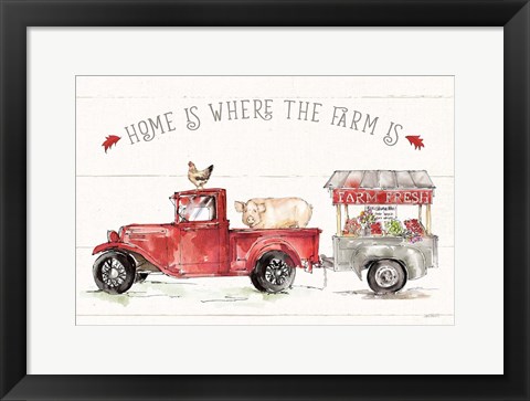 Framed Country Life I Print