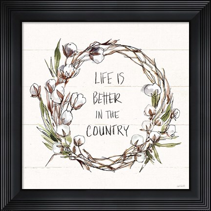 Framed Country Life VII Print