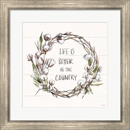 Framed Country Life VII Print