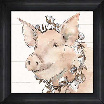 Framed Country Life V Print