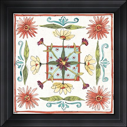 Framed Simply Petals X Warm Print
