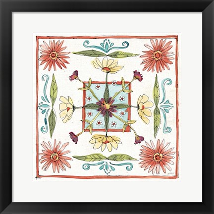 Framed Simply Petals X Warm Print