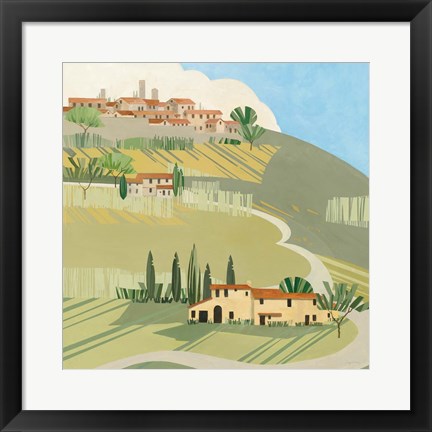 Framed Primavera Crop Print