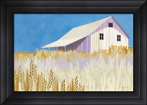 Framed Wheat Fields Print