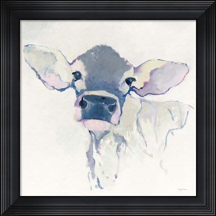 Framed Bessie Neutral Print